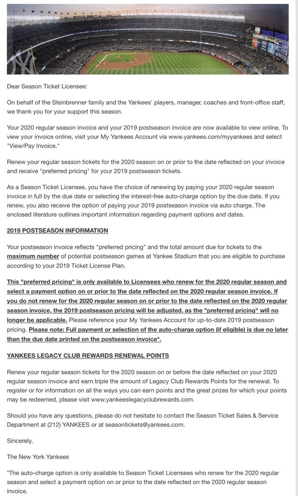 Yankee tickets are expensive