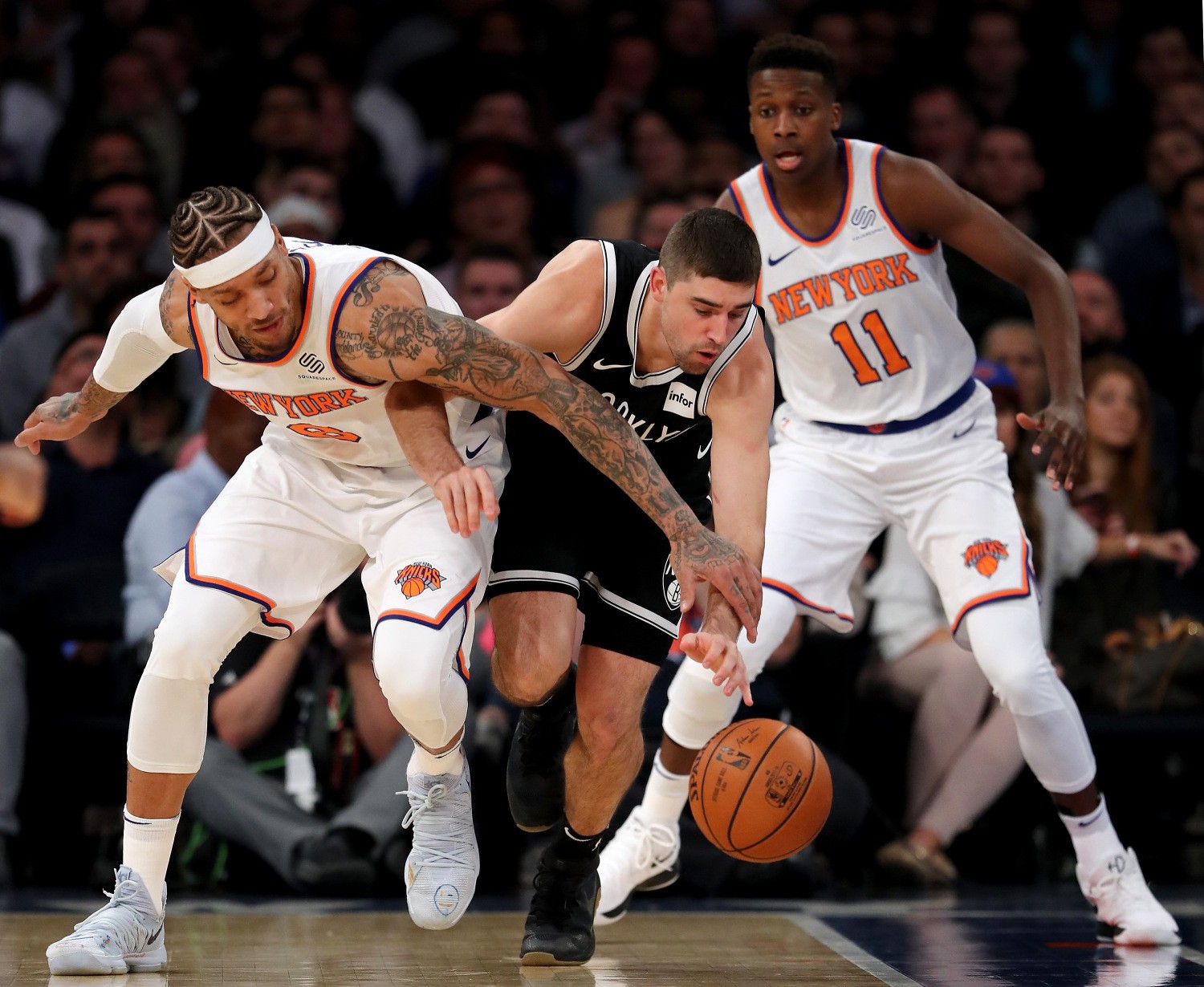 Knicks Hold NBA ScoringLeader Nets In Check With Strong Defensive Effort
