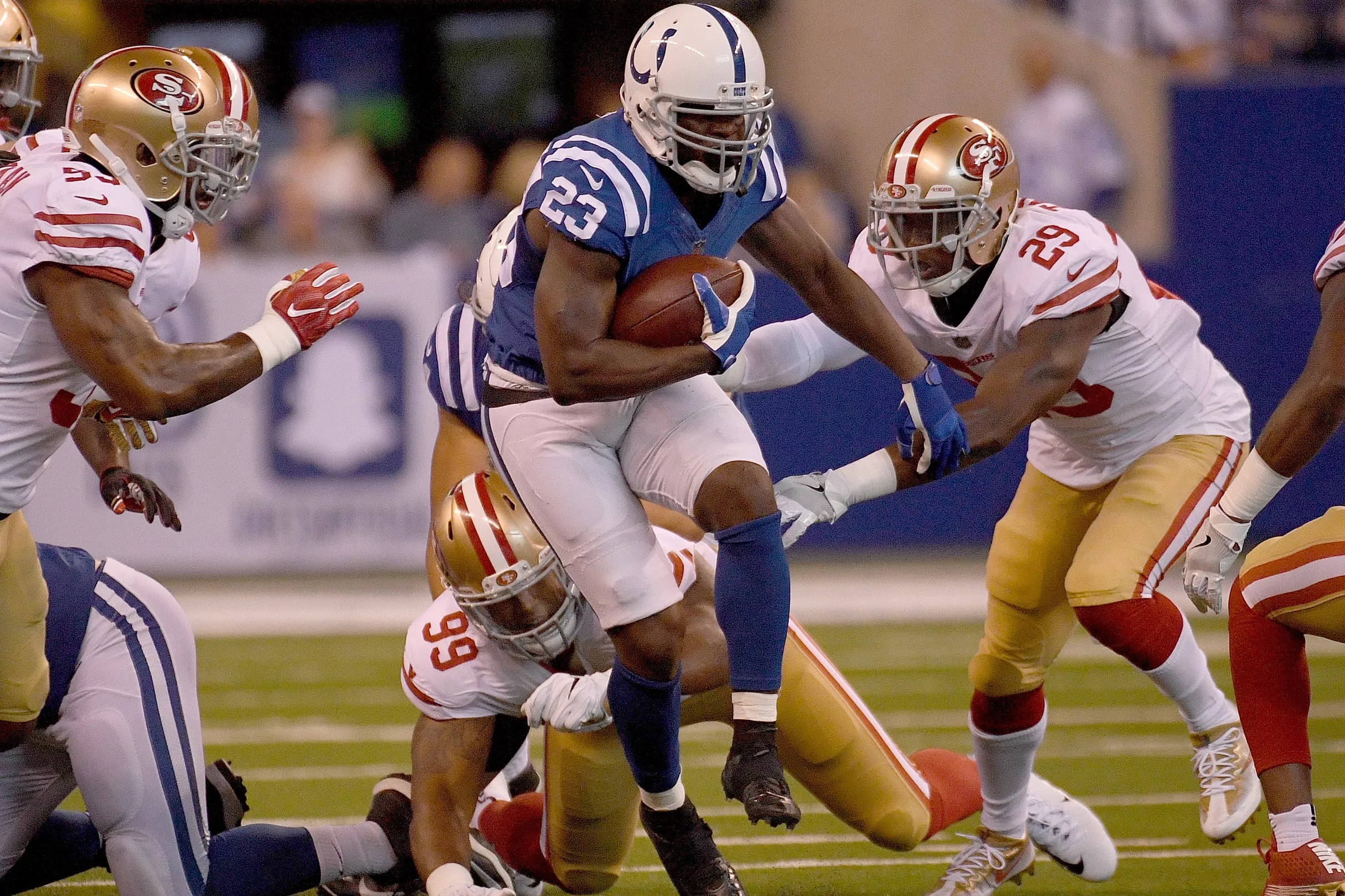 Frank Gore Moves to 7th AllTime Rushing In Colts Win