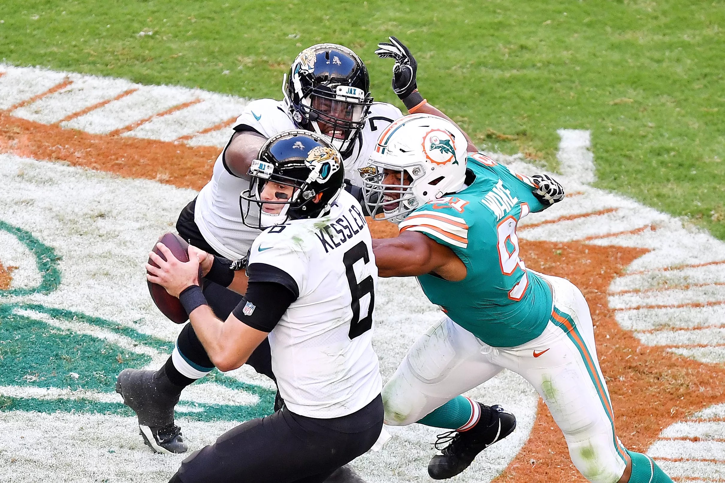 Jacksonville Jaguars vs. Miami Dolphins Week 16 sack analysis