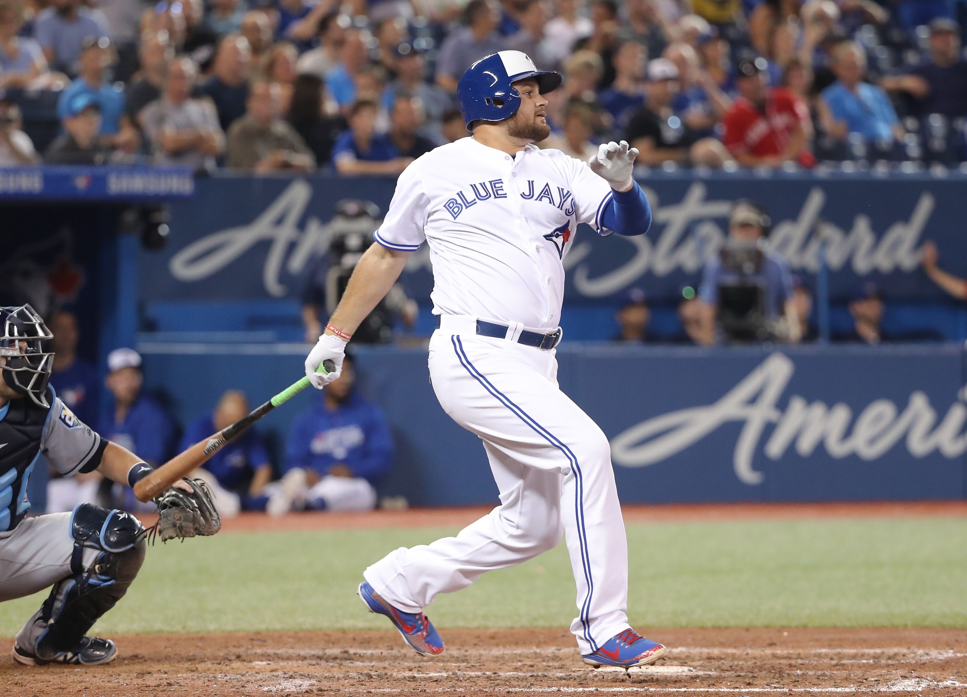 Blue Jays Rowdy Tellez makes baseball history in first atbats