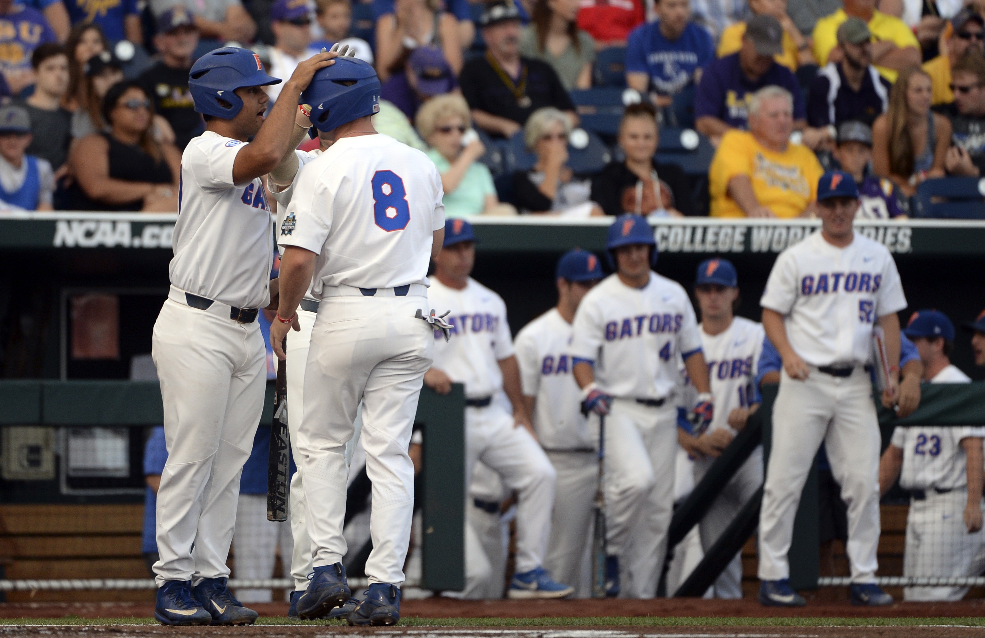 Florida Baseball UF survives LSU to claim first national championship