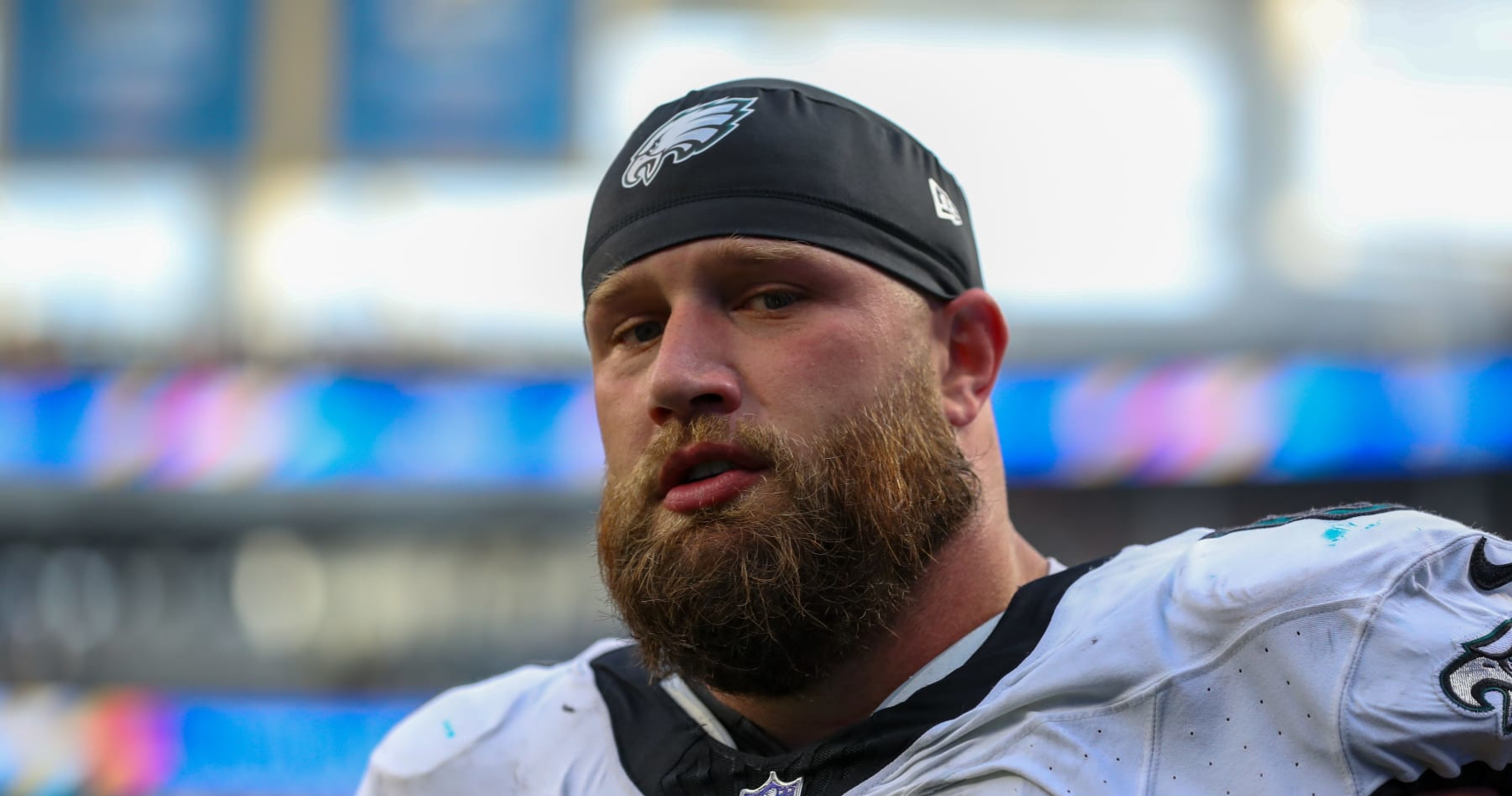 Eagles' Lane Johnson Expects to Play vs. 49ers; Explains Injury Absence