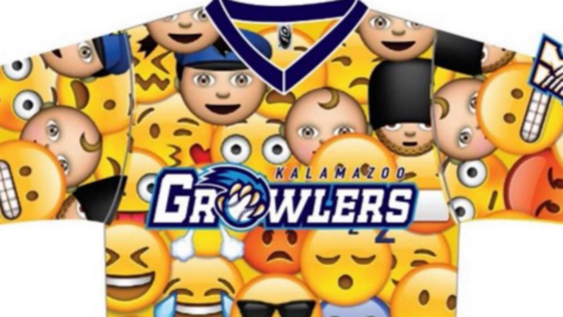 Kalamazoo Growlers to wear jerseys covered entirely in emojis