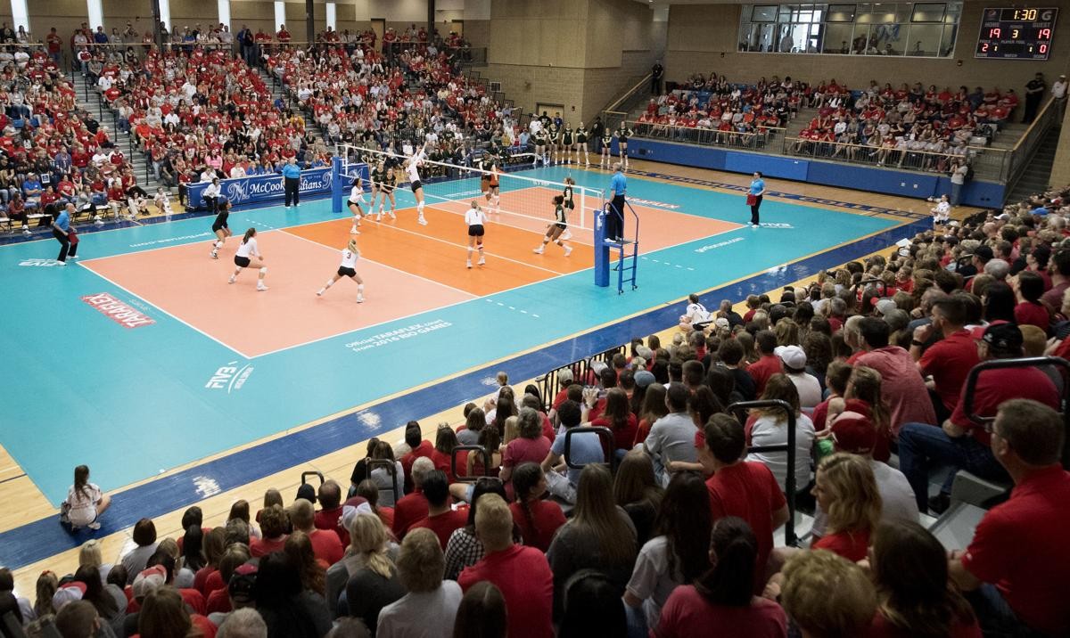 'It's so nice to have you guys here' Nebraska volleyball team is talk