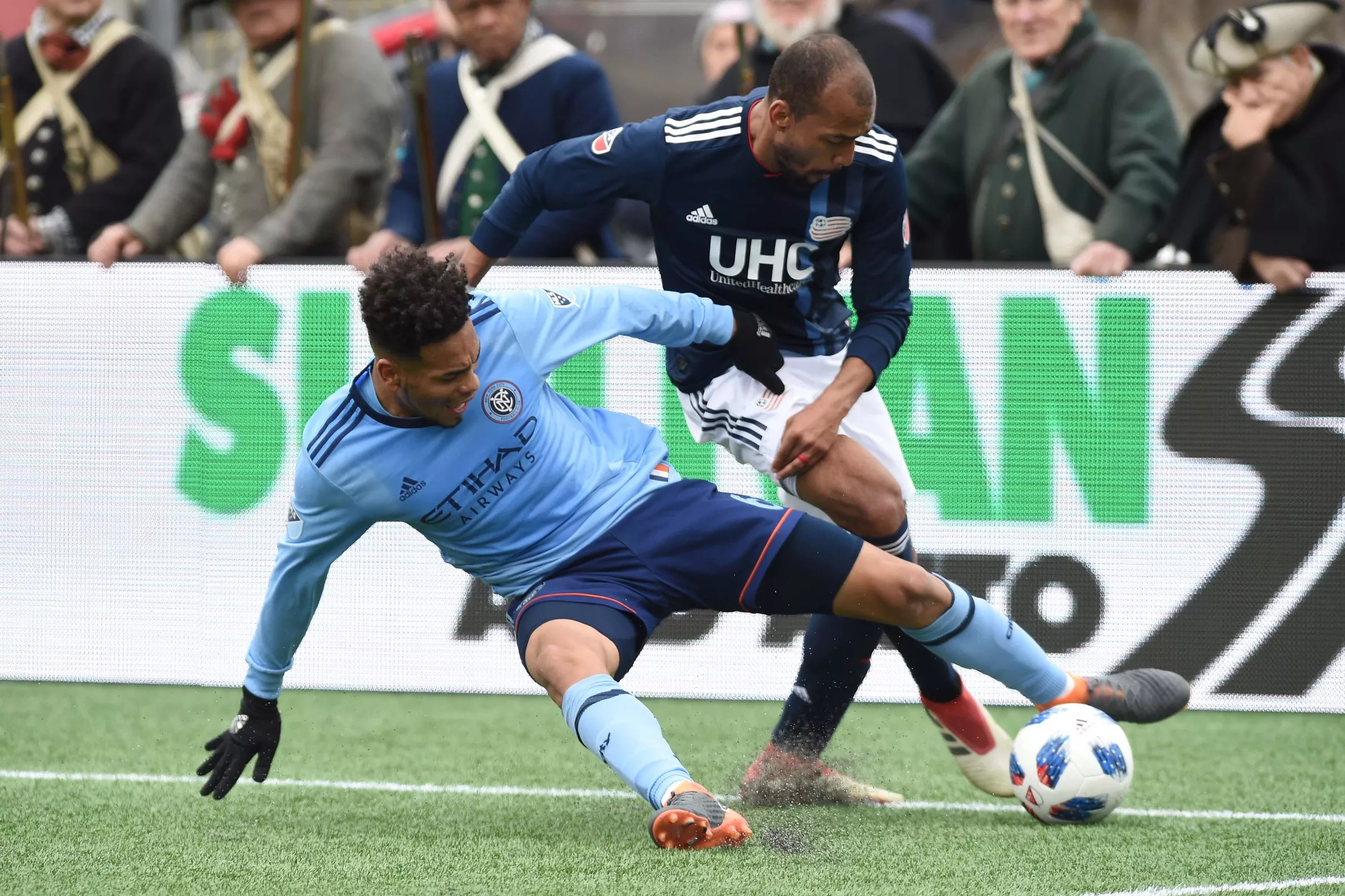 New York City vs. New England as it happens!