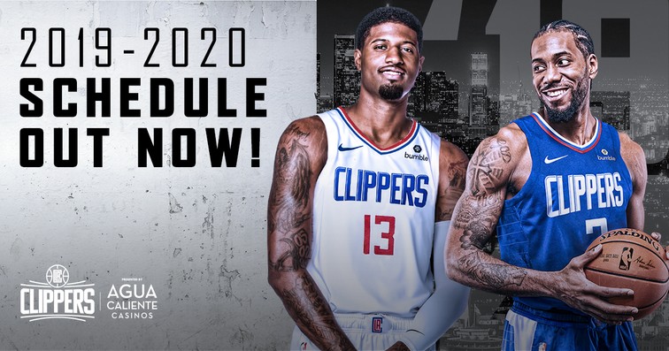 los angeles clippers schedule 2023 L.A. Clippers Release 201920 Schedule