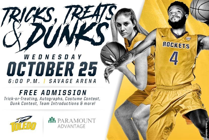Toledo Basketball to Host “Tricks, Treats and Dunks” on Oct. 25