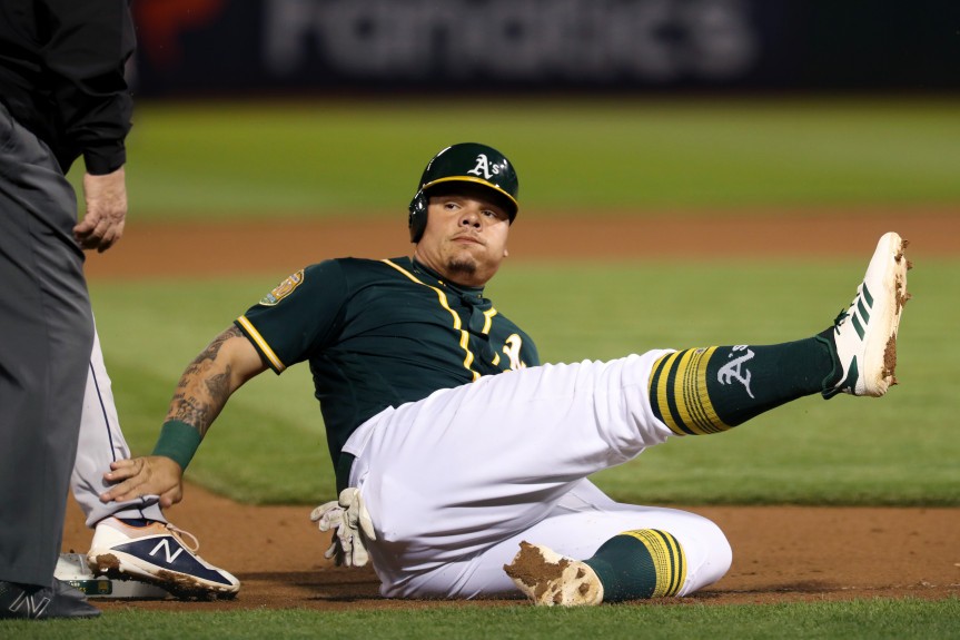 A’s add 8 players, designate Bruce Maxwell for assignment