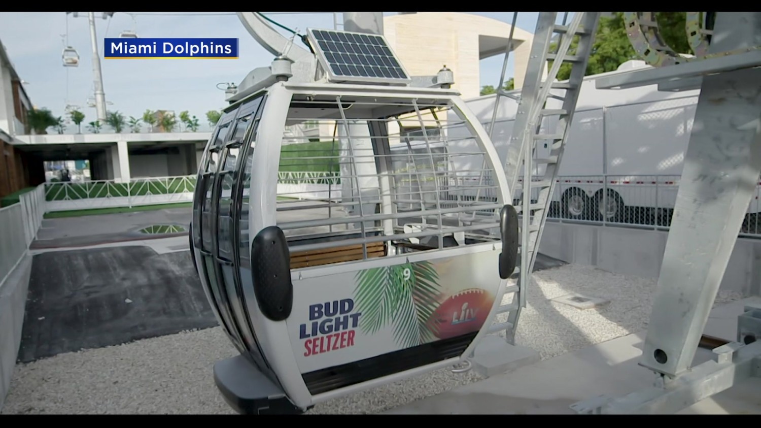 Open Air Gondola Is Ready To Ride Outside Hard Rock Stadium