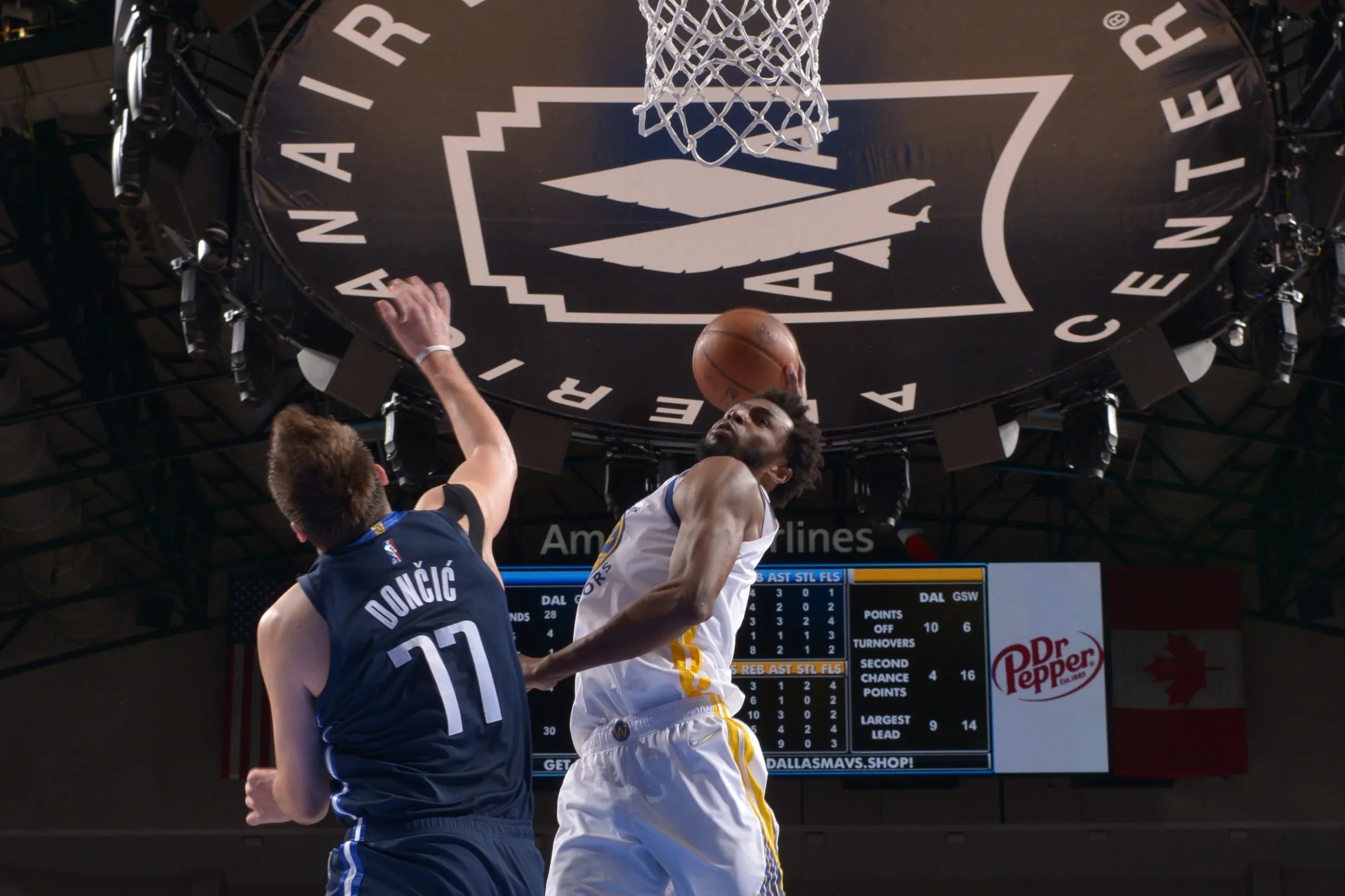 Jayhawk Playoff Watch Wiggins Puts Luka on a Poster, Warriors Win 109100