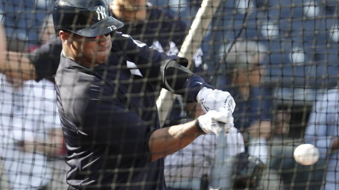 Russell Wilson homers for New York Yankees in springtraining workout