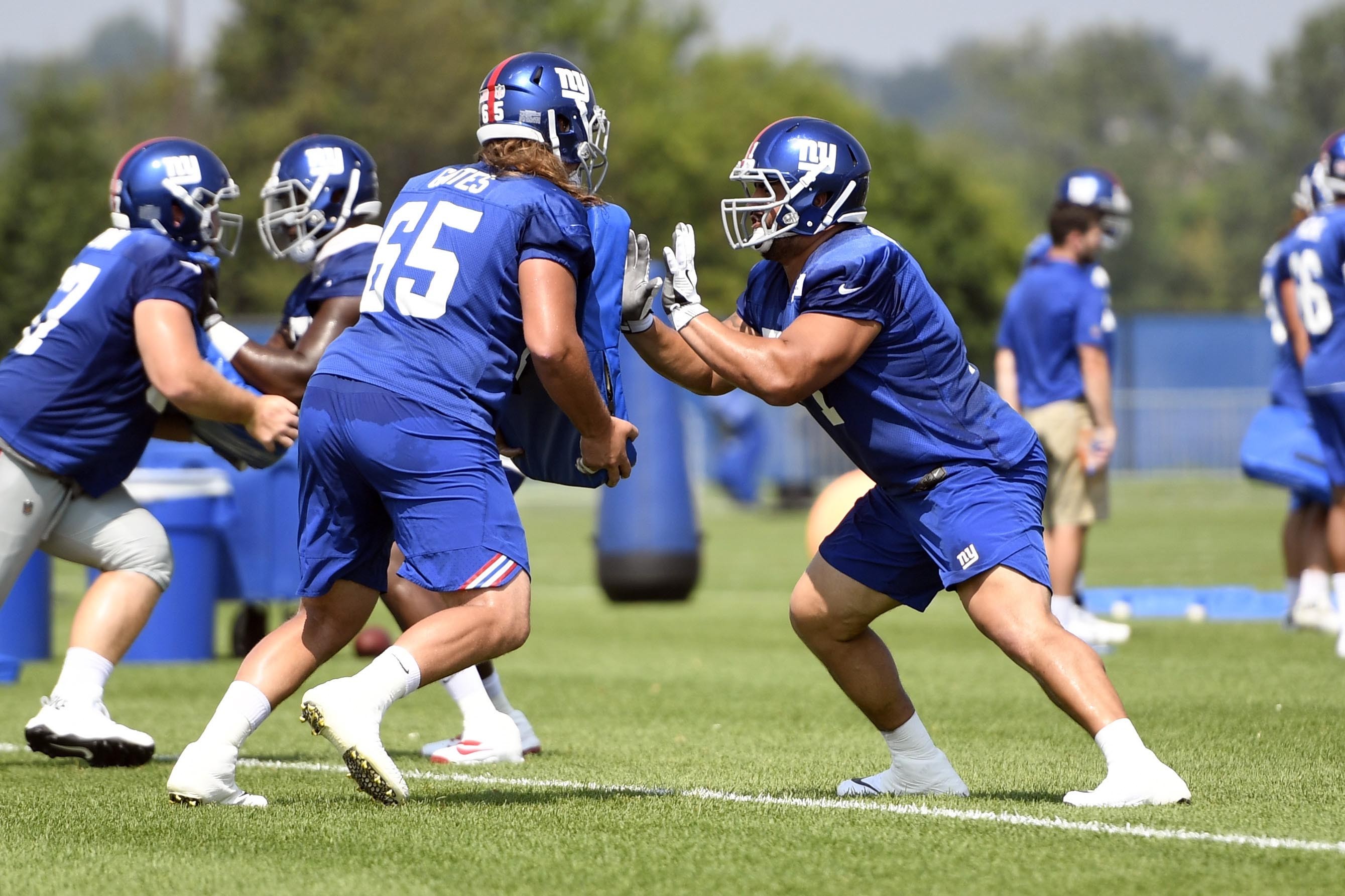 New York Giants Nick Gates Speaks On First Start