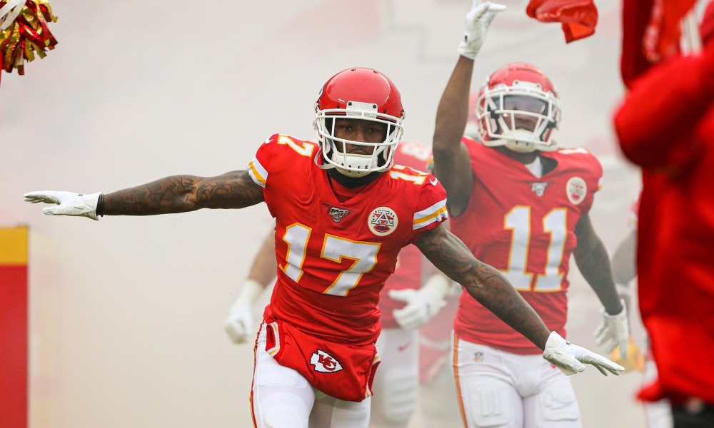 Mecole Hardman reels in 49yard TD pass in Kansas City Chiefs' win