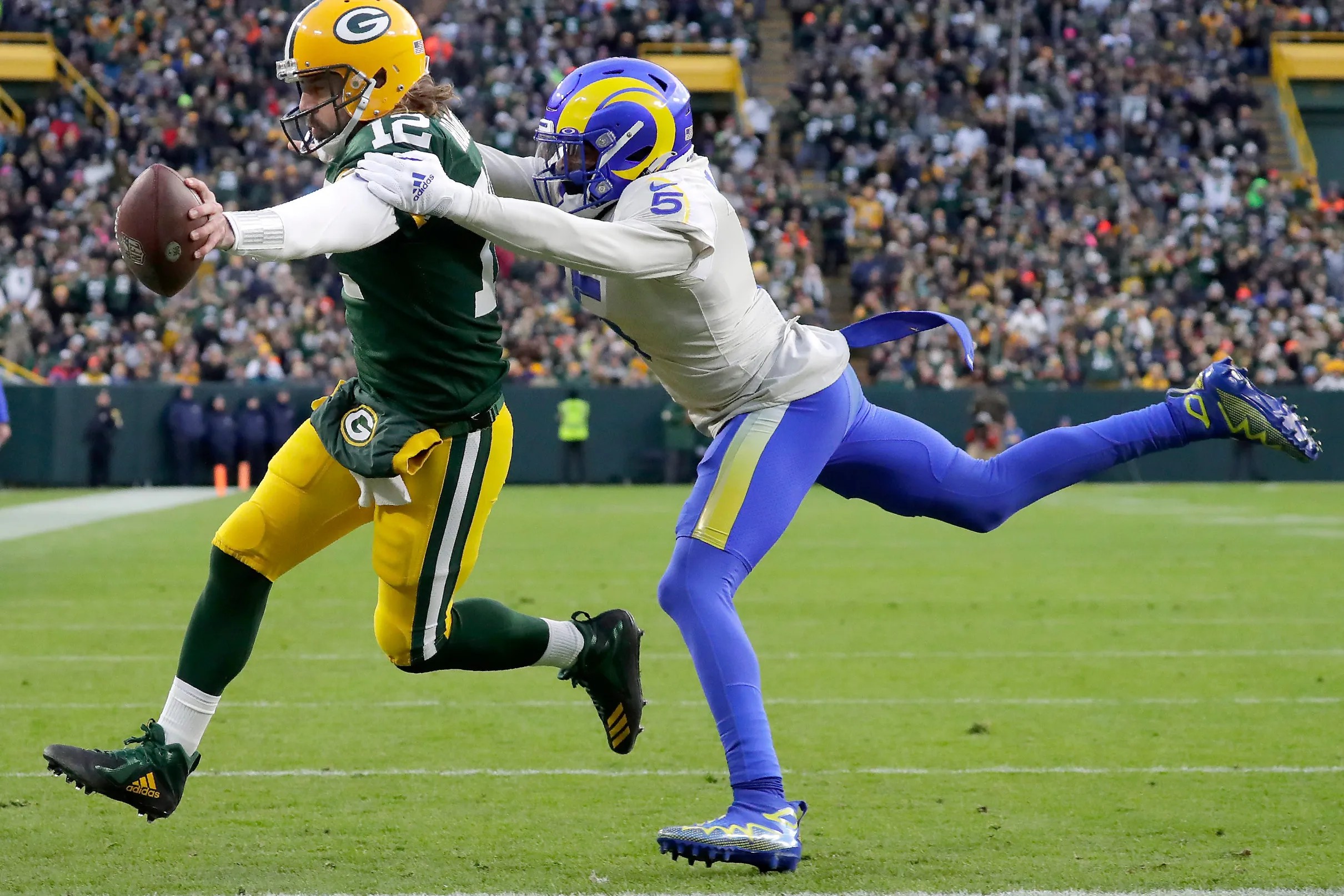 Packers Top Plays of 2021, No. 7 Aaron Rodgers fakes out Jalen Ramsey