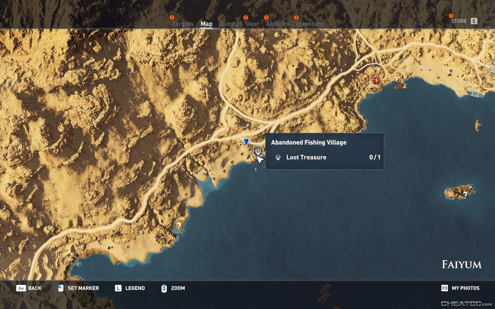 Assassin's Creed Origins Guide & Walkthrough Abandoned Fishing