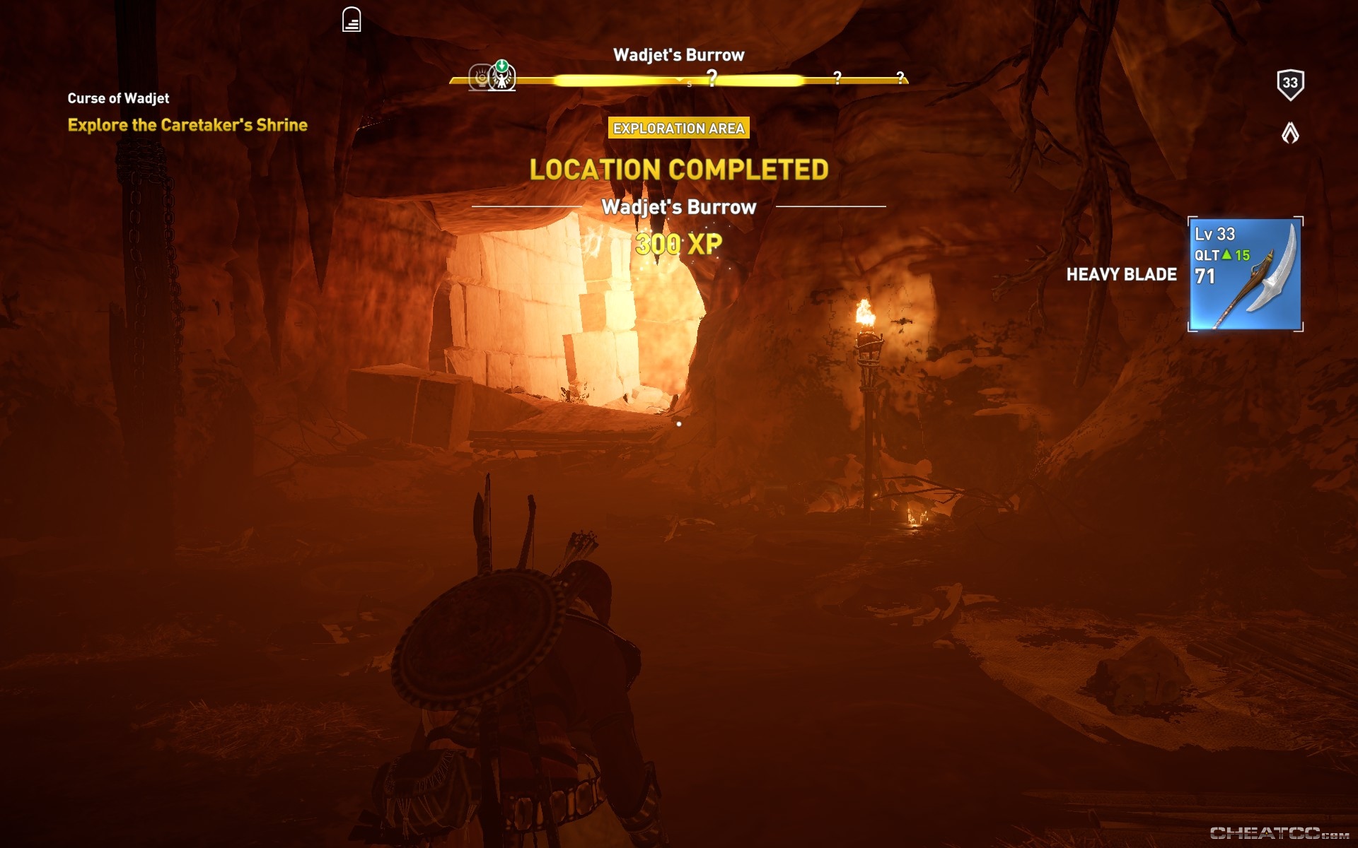 Assassin's Creed Origins Guide & Walkthrough Wadjet's Burrow (Location)