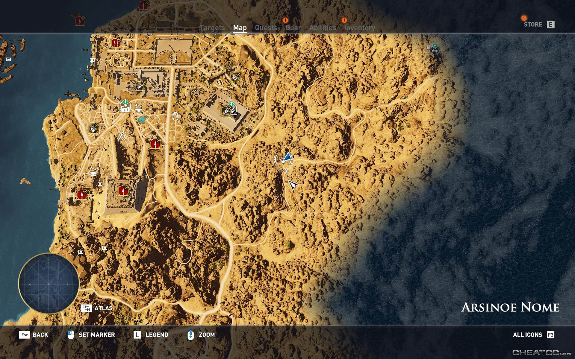 Assassin's Creed Origins Guide & Walkthrough Finding More Carbon