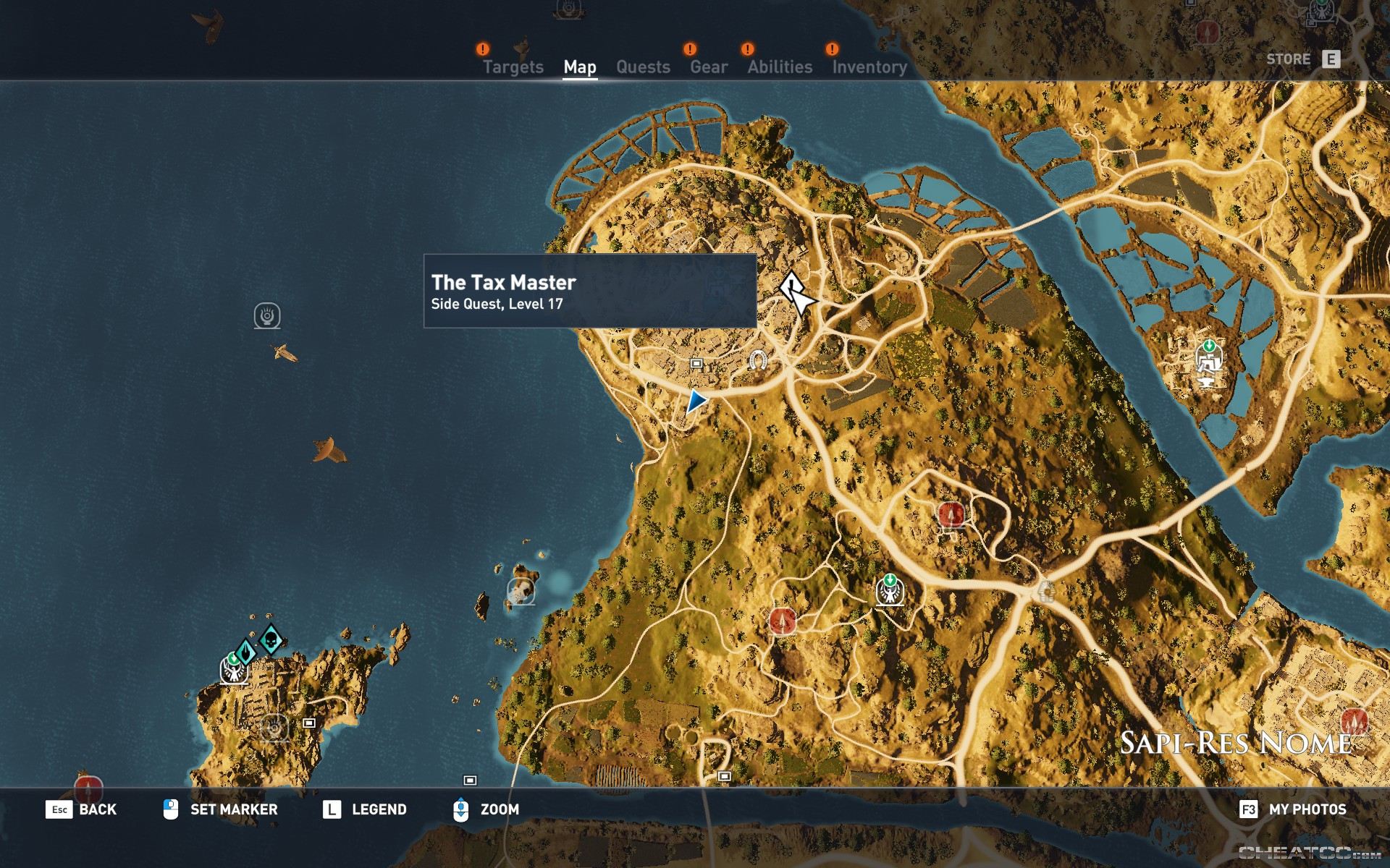 Assassin's Creed Origins Guide & Walkthrough The Tax Master (Side Quest)