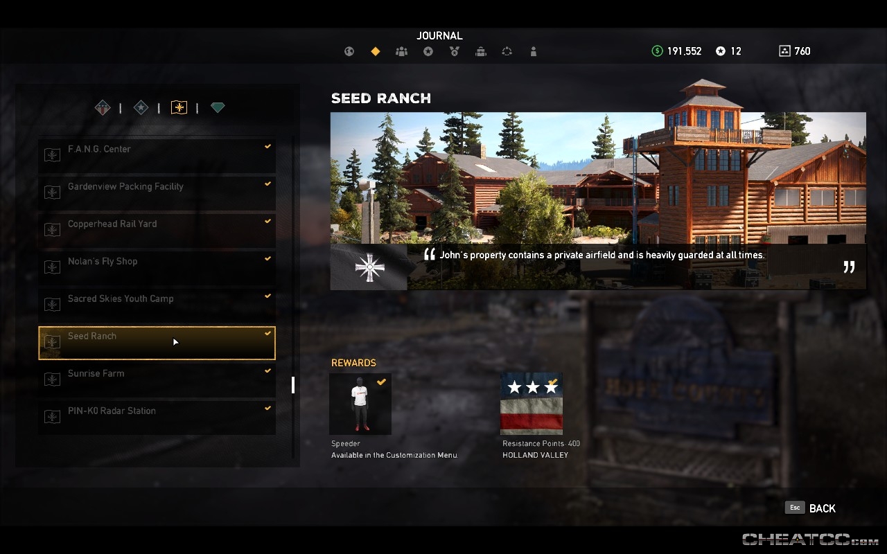 Far Cry 5 Guide & Walkthrough Seed Ranch (John)
