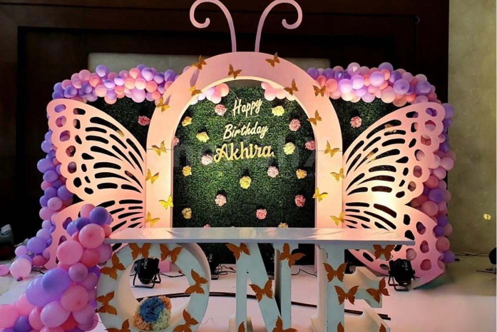 Butterfly 3D Theme Party Decoration for your Baby girl’s birthday