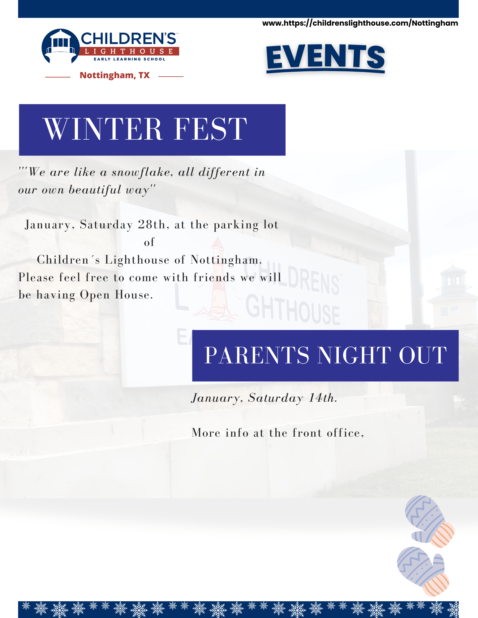 Child Day Care in Katy, TX Nottingham Children's Lighthouse