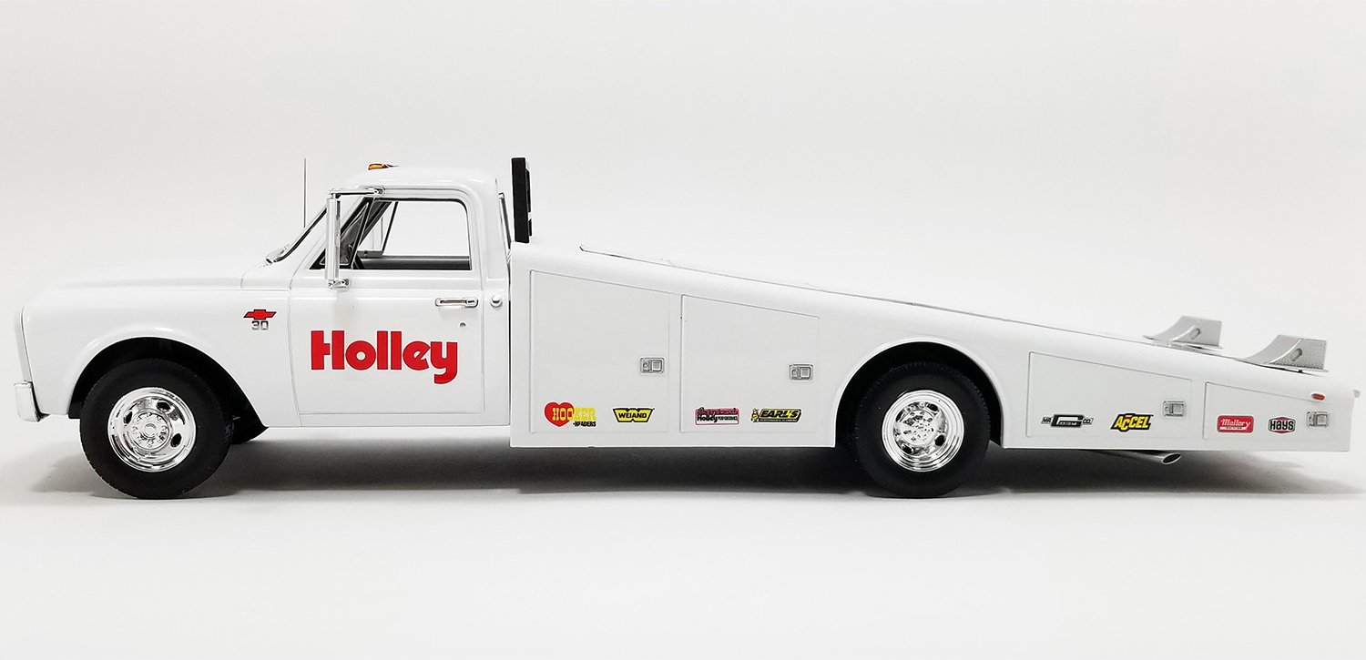 1967 CHEVROLET C30 RAMP TRUCK HOLLEY in 118 scale by Acme Diecast