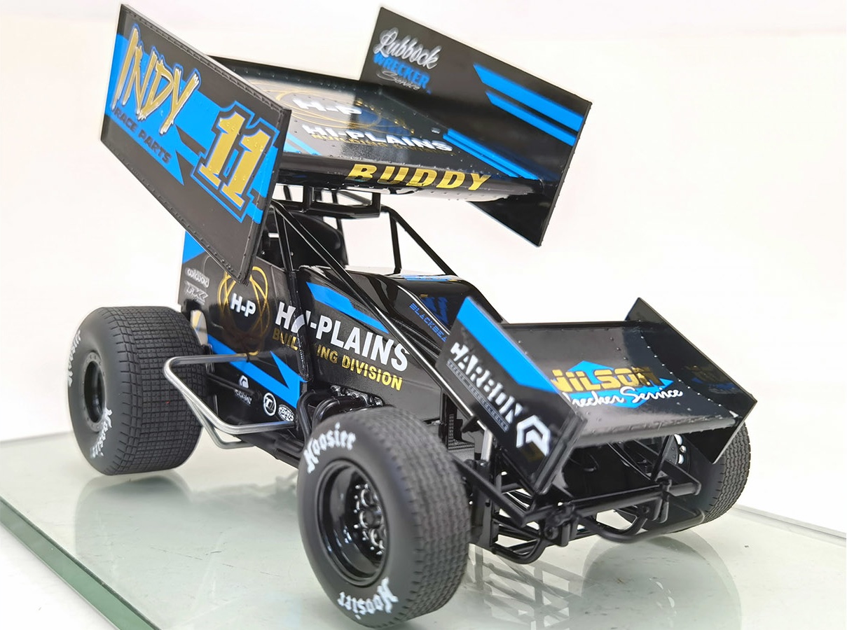 2022 11 HIPLAINS BUILDING SPRINT CAR BUDDY KOFOID in 118 scale by