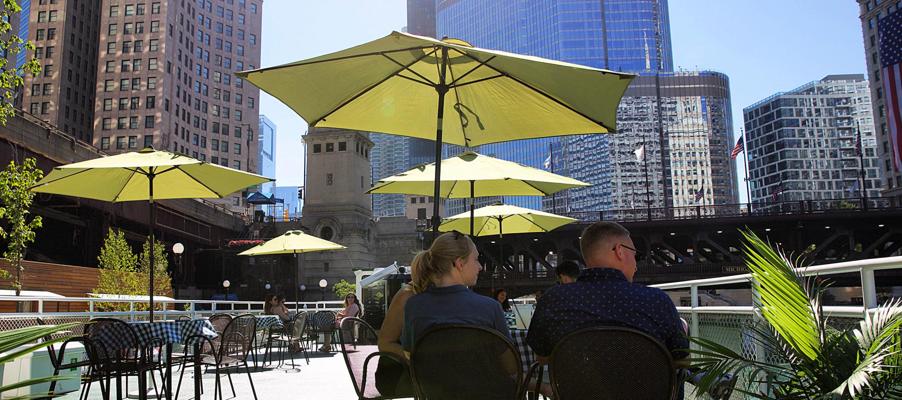Chicago bars with outdoor seating Rooftop, patios, and beer gardens in