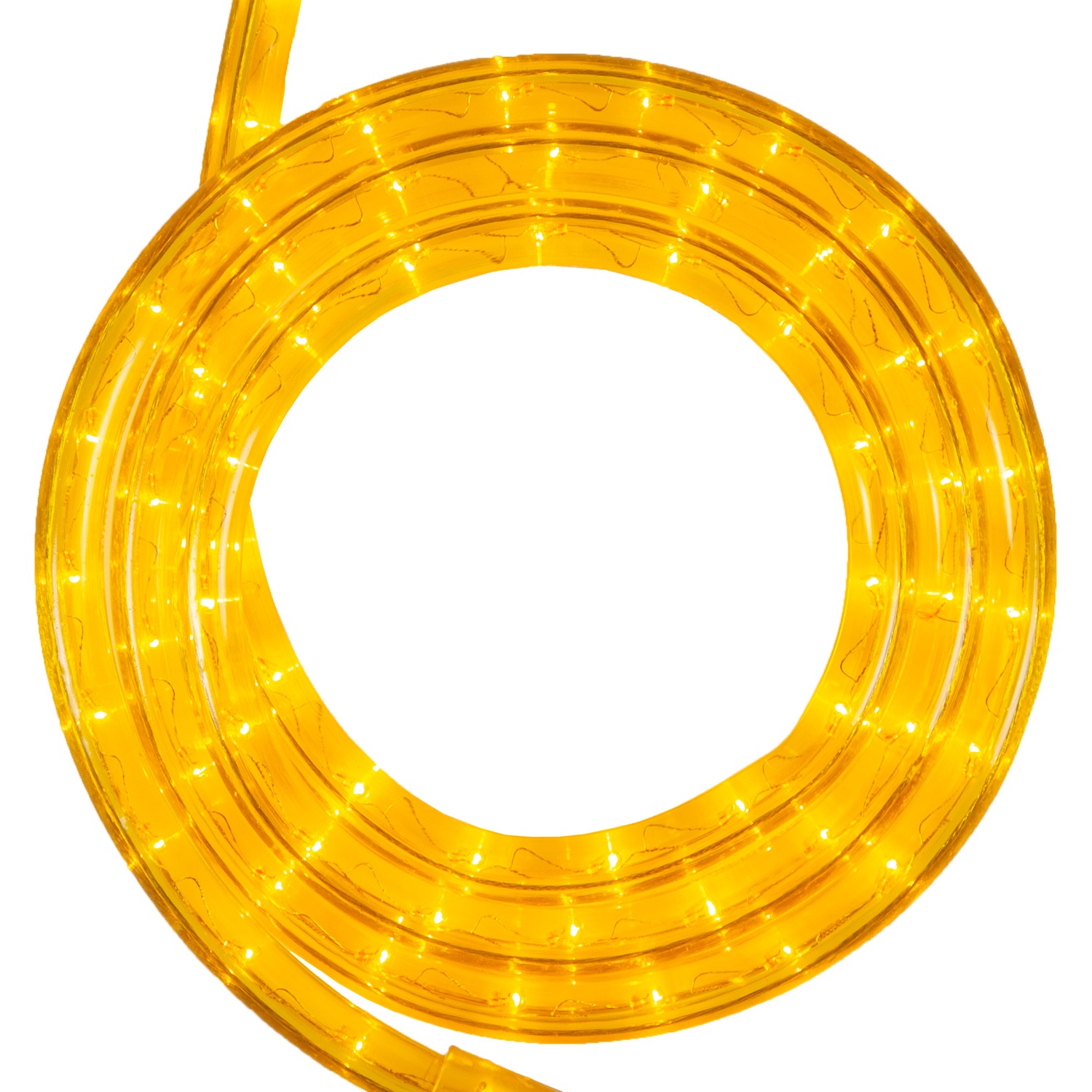 Rope Lighting 18' Yellow Rope Light, 120 Volt
