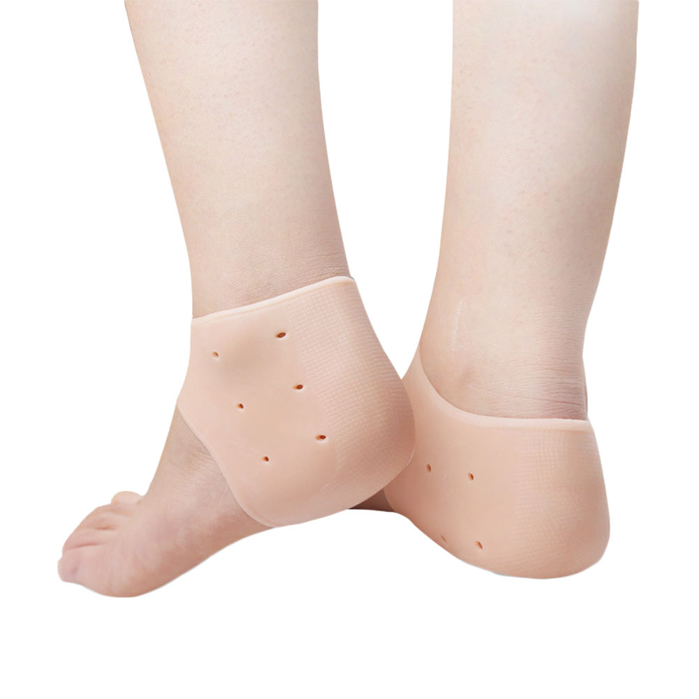 Wholesale Moisturizing Silicone Heel Protective Socks with Breathable