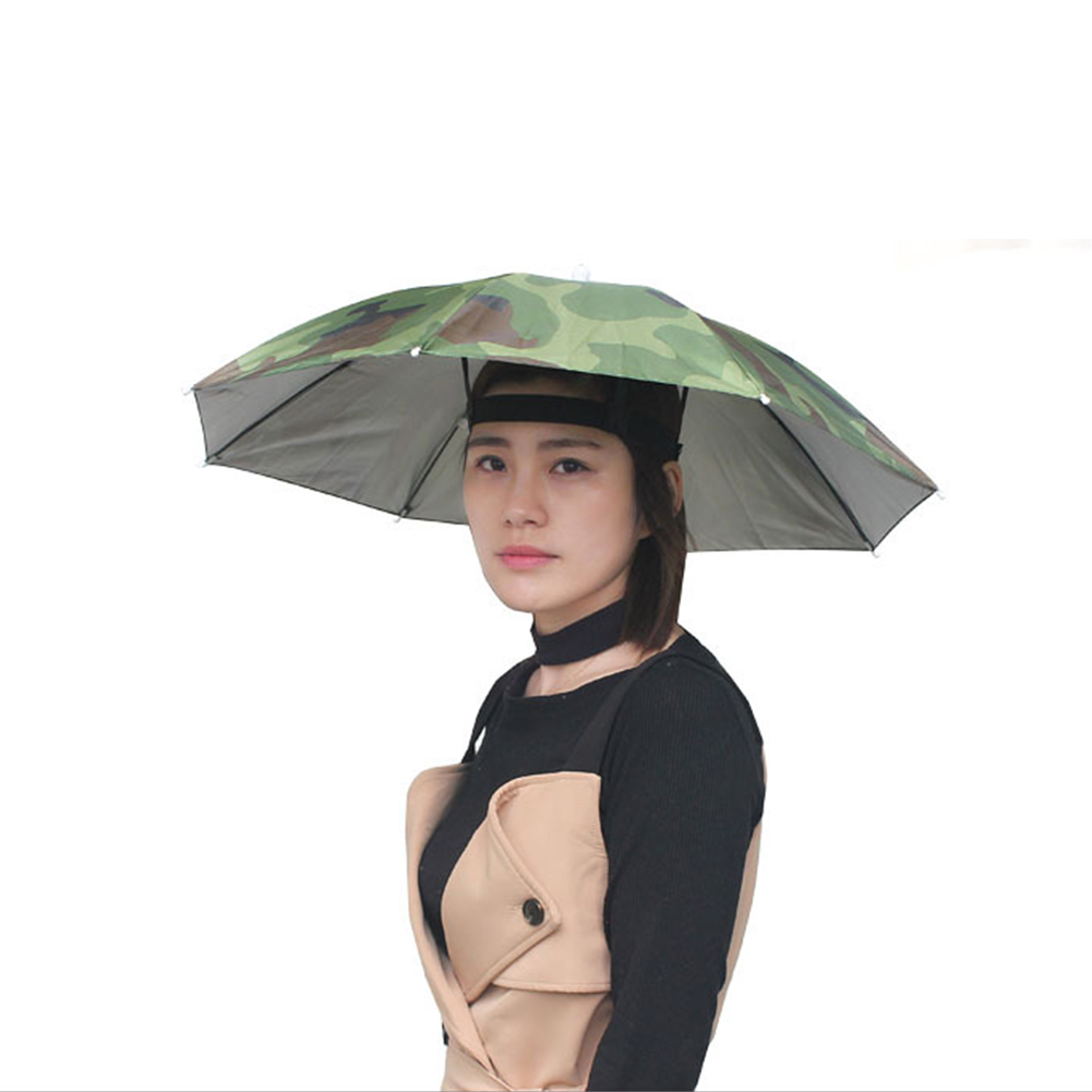 Wholesale Outdoor Foldable Sun Umbrella Hat Golf Fishing Camping