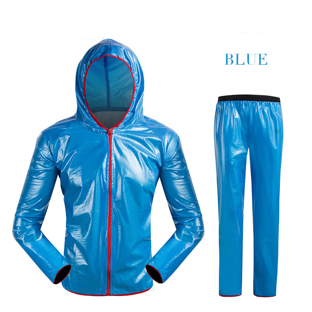 Wholesale Unisex Cycling Raincoat Suits Outdoor Windproof Waterproof Rainwear Riding Rain Coat