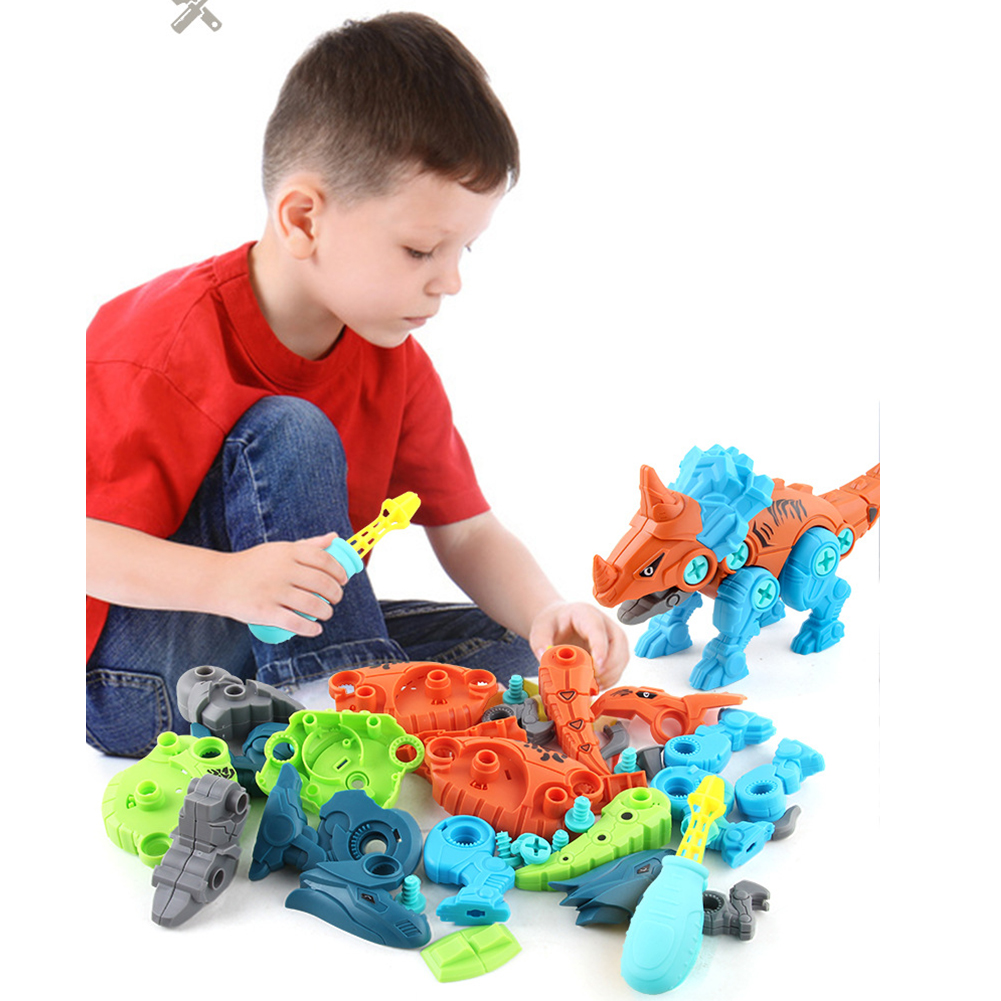Wholesale Diy Disassembly Assembly Dinosaur Toy Set Building Block