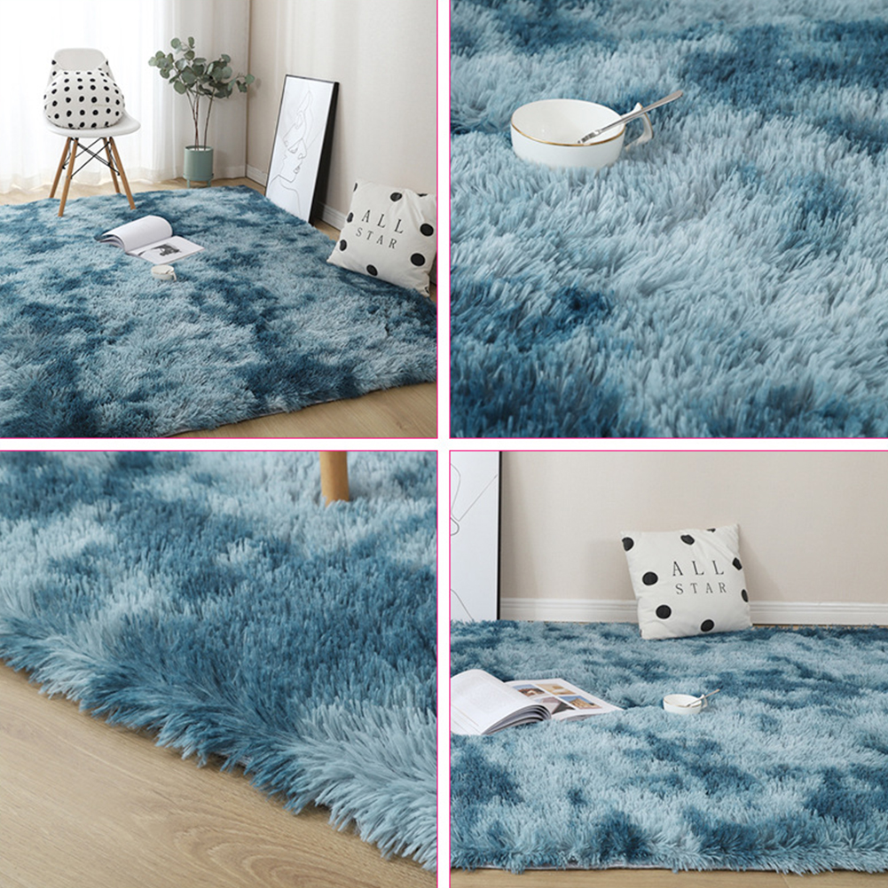 Wholesale Carpet Tie Dyeing Plush Soft Floor Mat for Living Room