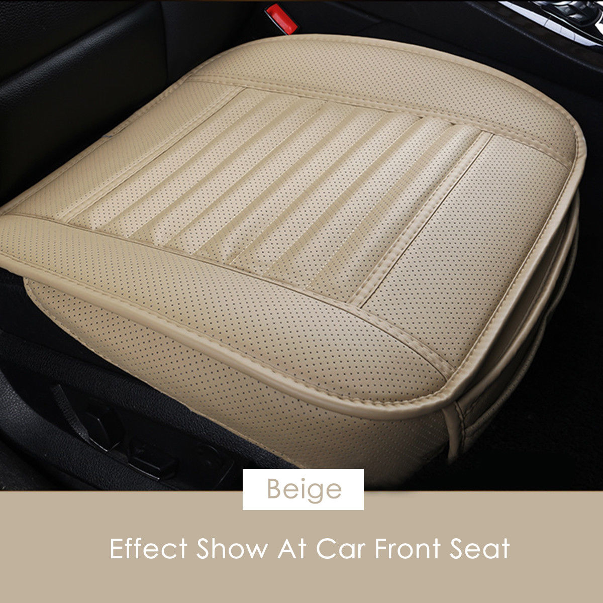Wholesale Car Front Seat Cover PU Nonslip Car Seat Cushion Cover for