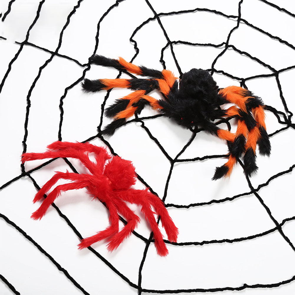 Wholesale Halloween Props Large Simulation Spider & Spider  Plush