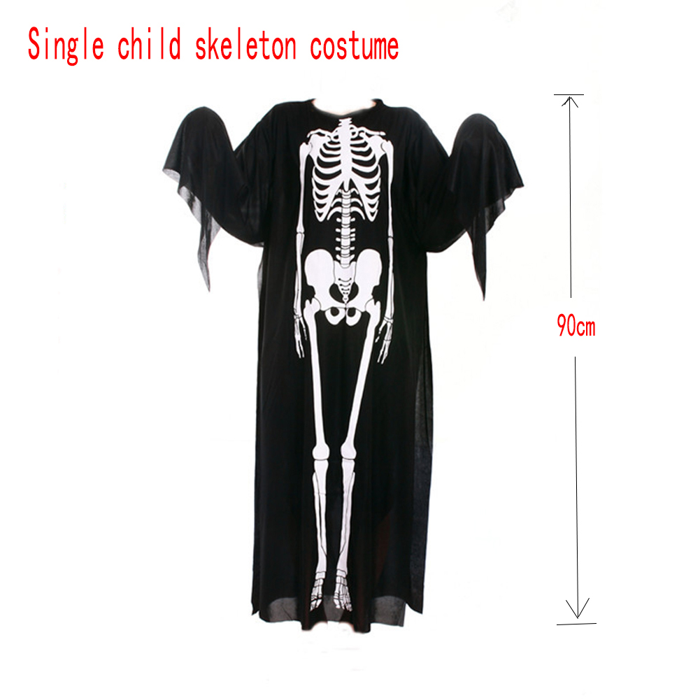 Wholesale Adults Children Skeleton Ghost Costume for Masquerade Ball