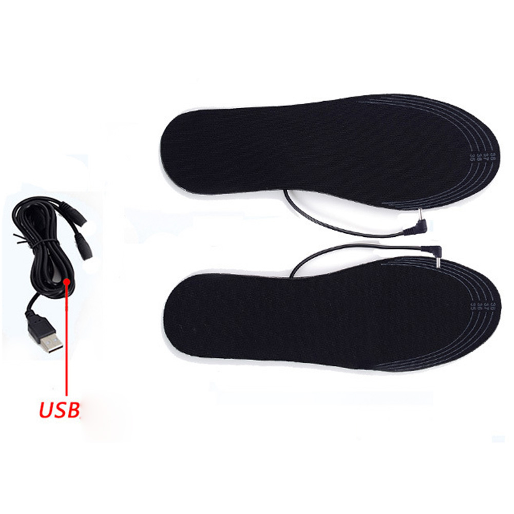 Insole USB Electric Heating Insole Foot Warmer Charging Heating