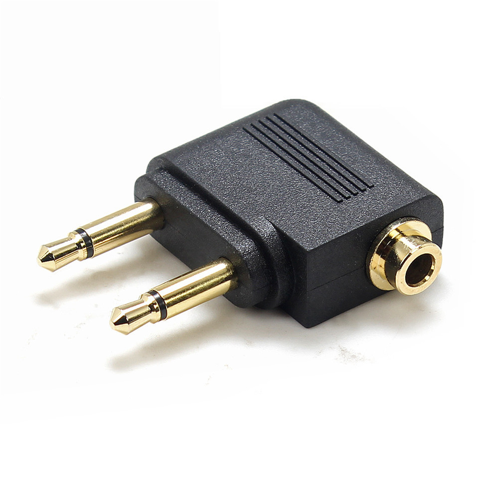 Wholesale 3.5mm Jack Airline Airplane Earphone Headphone Headset Audio