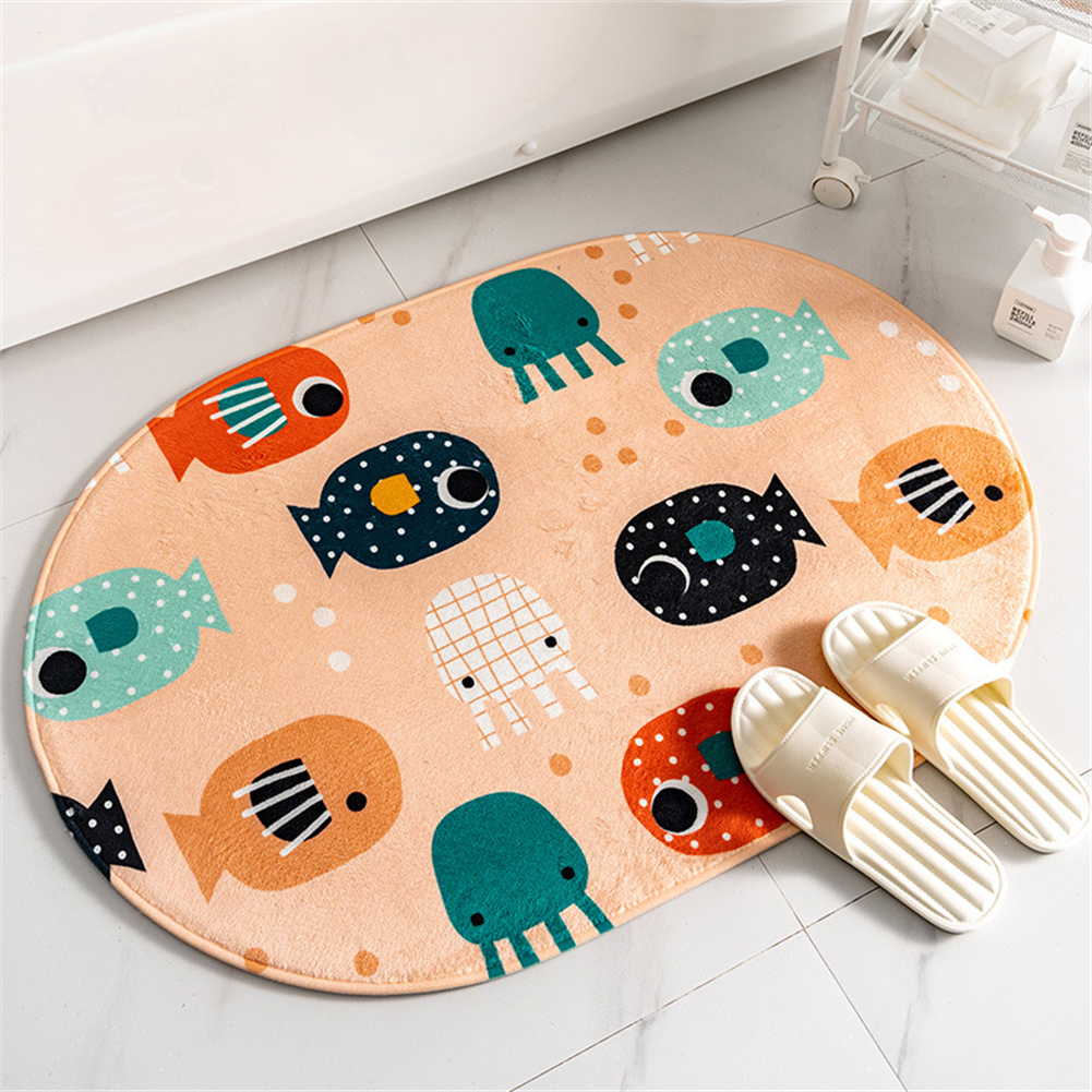 Wholesale Bathroom Rug Nonslip Absorbent Microfiber Entry Way Door Mat