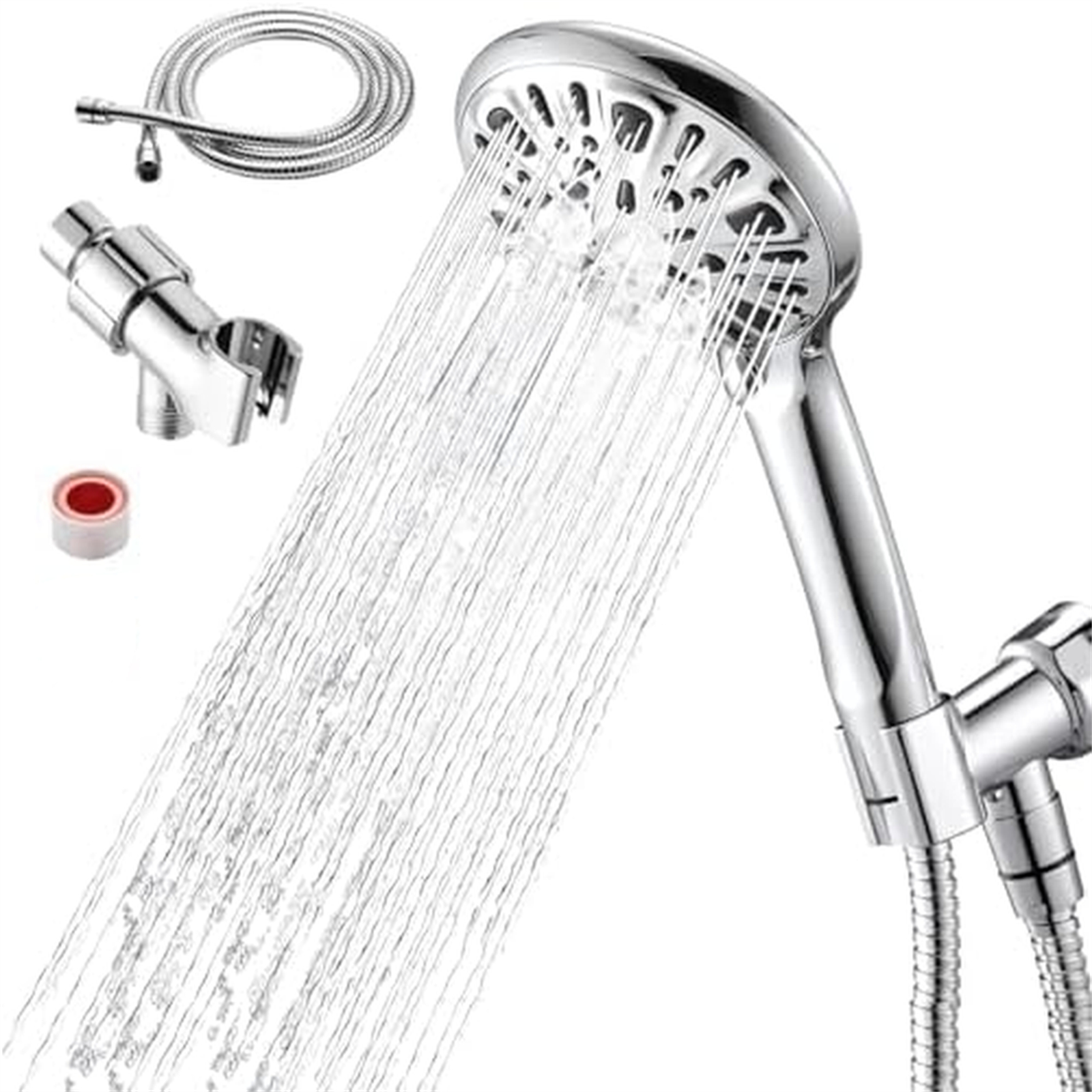 Wholesale 9 Functions Shower Head Anti Clogging SelfCleaning Nozzle