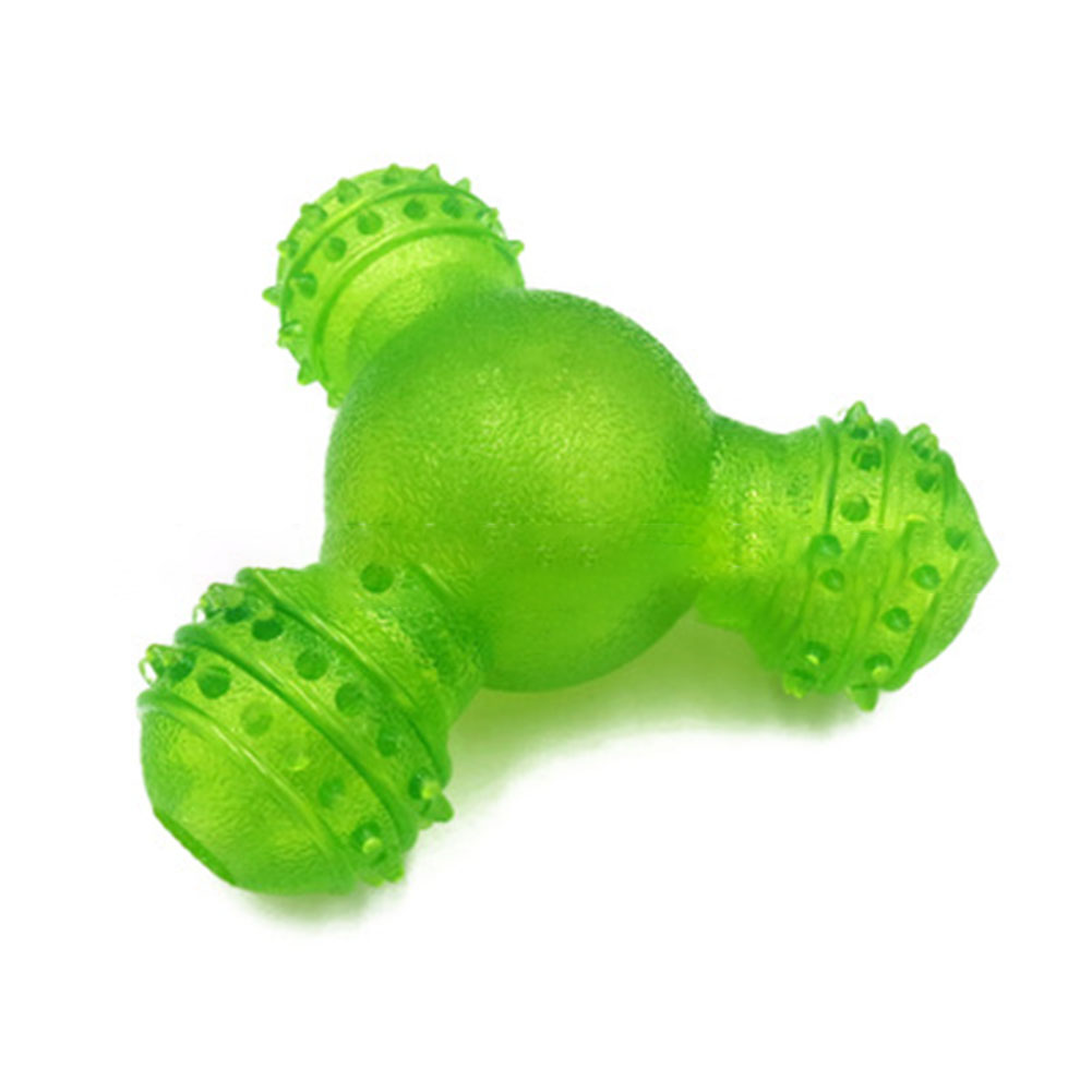 Wholesale Triangular Ball Shape Food Leakage Chew Puzzle Toy for Pet