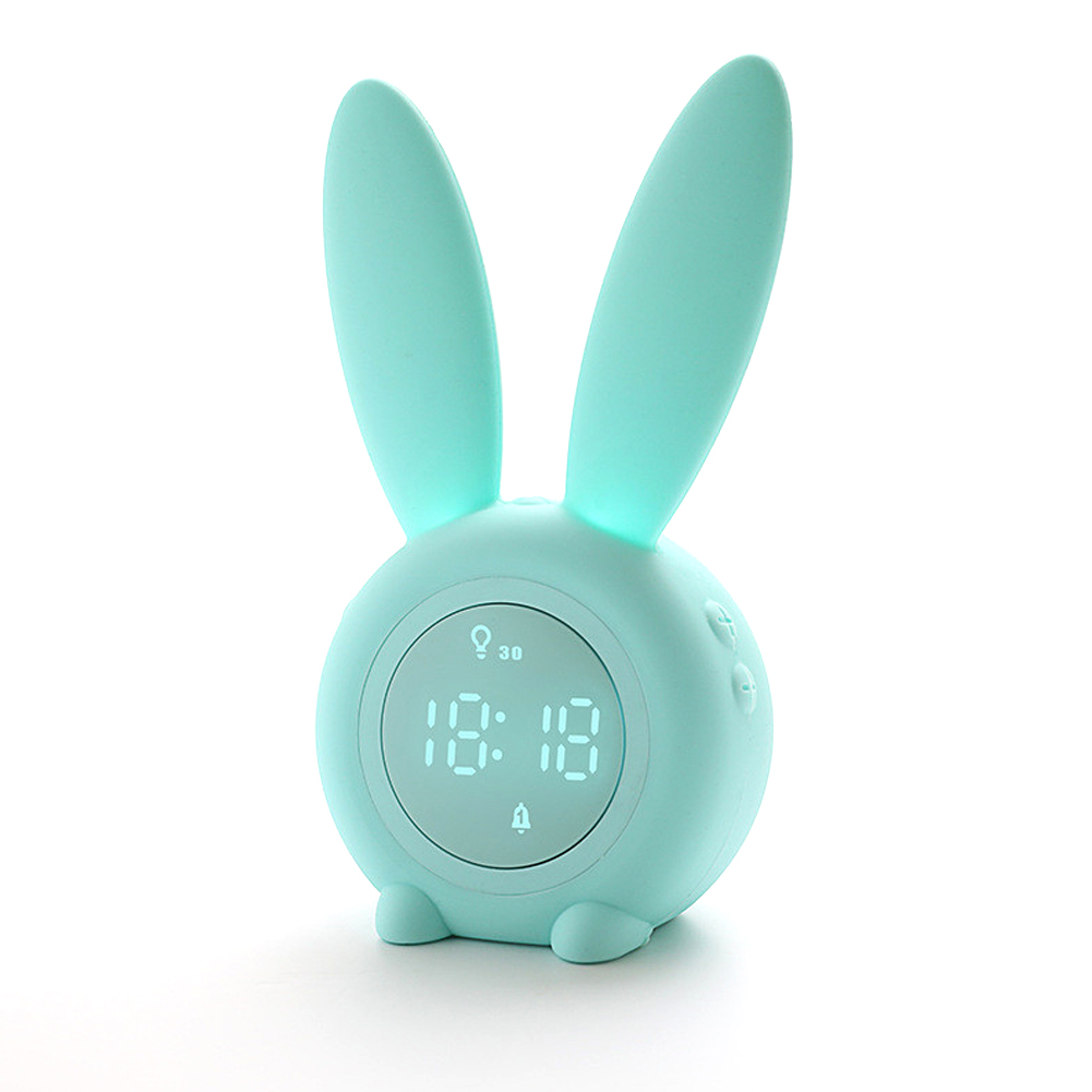 Wholesale Cartoon Bunny Shape Kids Alarm Clock Sleep Trainer