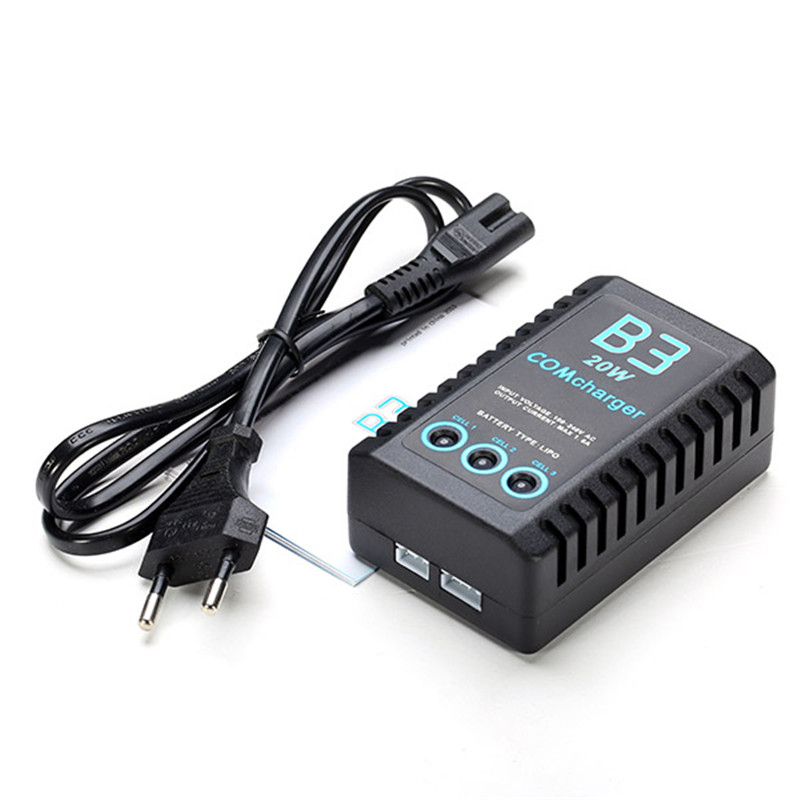 Wholesale B3 20W 11.1V 2S 3S Lipo Battery Balance Charger for RC Drone