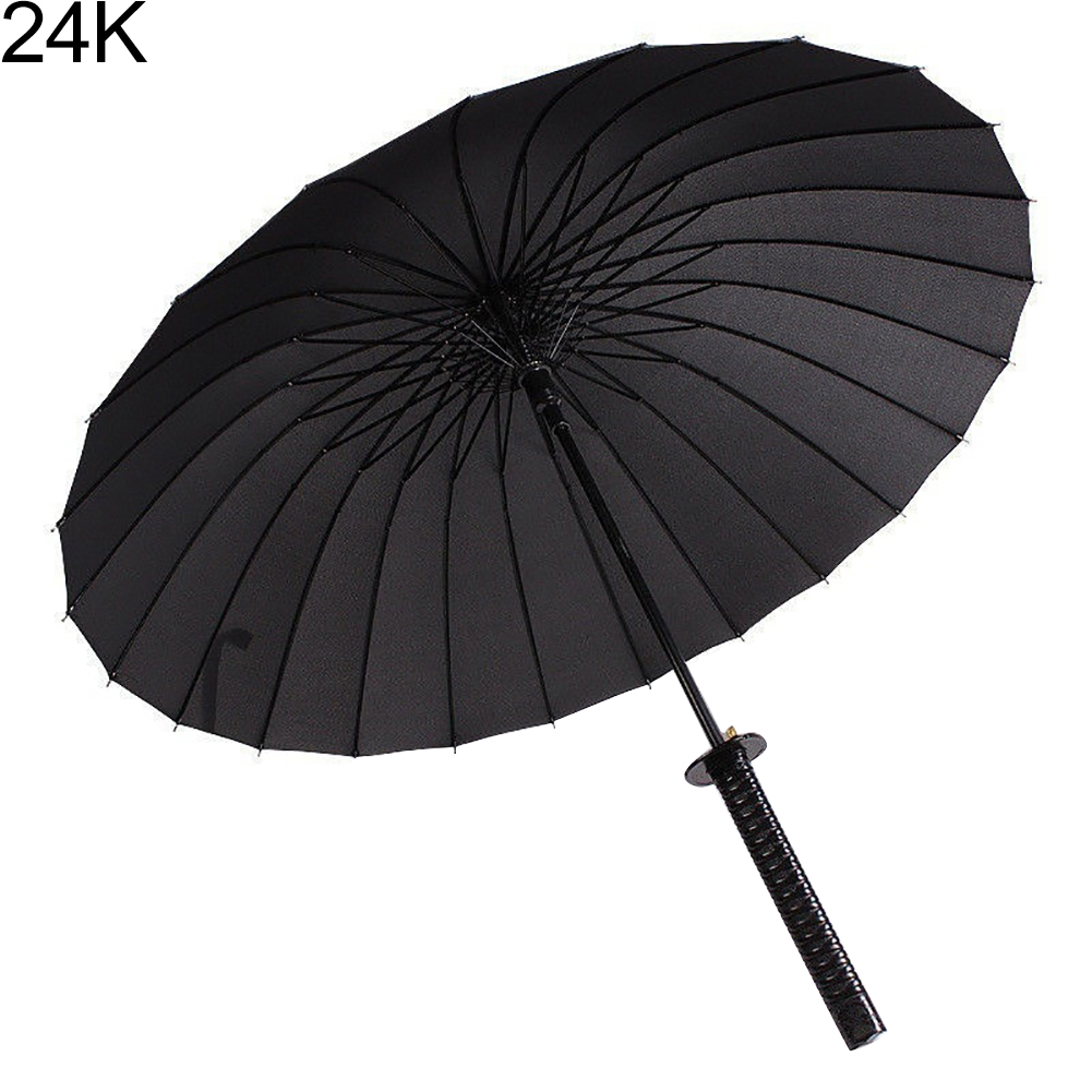 Wholesale Fashion Umbrella Black Samurai Katana Sword Handle Strap Long