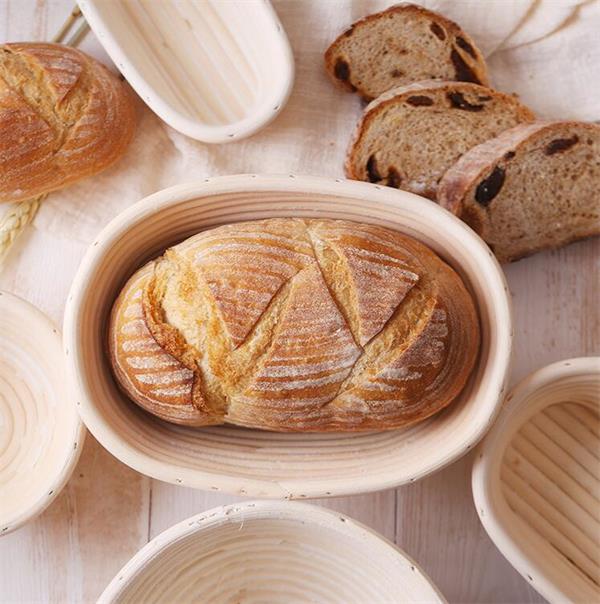 3 Sizes Oval Dough Brotform Dougn Rattan Bread Proofing