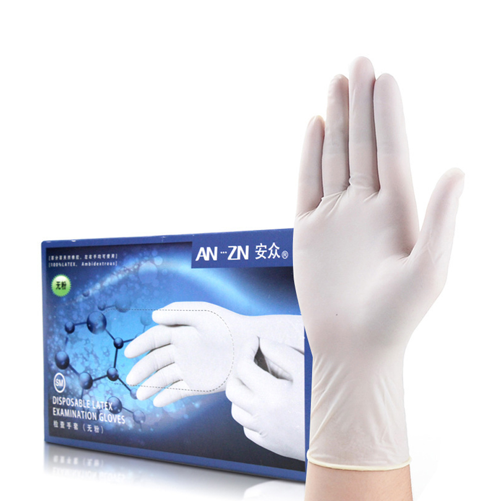Wholesale 100Pcs Disposable Gloves Latex Universal Kitchen Dishwashing