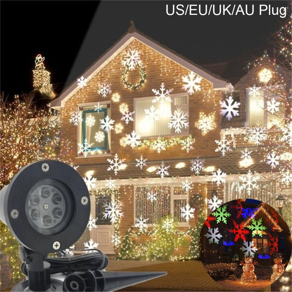 Wholesale LED Christmas Light Outdoor Waterproof Snowflower Projection