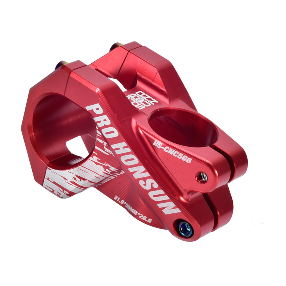 Wholesale Colorful Bike Stem 28.6mm*31.8mm Hollow Short Stem Cnc